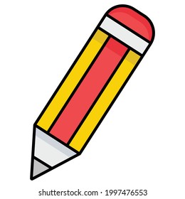 Pencil Vector icon that can easily modify or edit