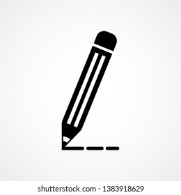Pencil vector icon. Pencil icon for website design, logo, and user interface. EPS 10