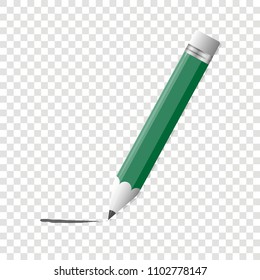 Pencil vector icon.Layers grouped for easy editing illustration.  For your design.