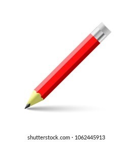 Pencil. Vector illustration.