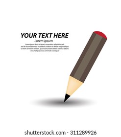 pencil vector illustration