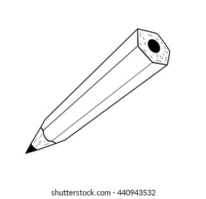 Pencil - vector illustration. 