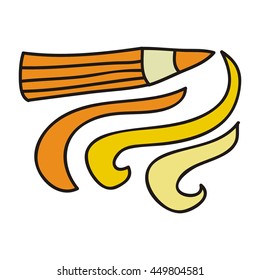 Pencil. Vector illustration.
