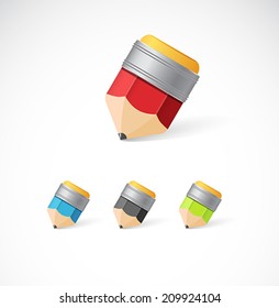 Pencil vector illustration art