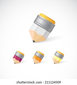 Pencil vector illustration art