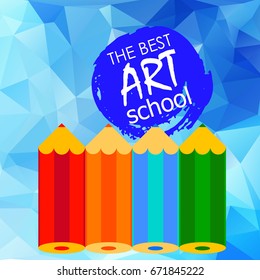 pencil vector illustration design school object art