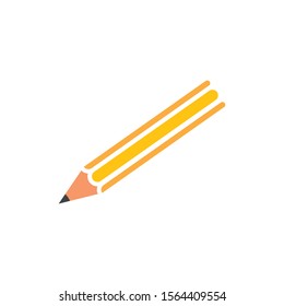 pencil vector illustration icon and logo of education design