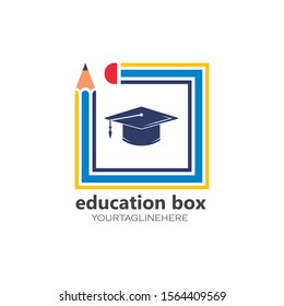 pencil vector illustration icon and logo of education design