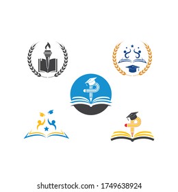pencil vector illustration icon and logo of education design