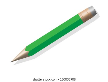 pencil vector illustration isolated on white background