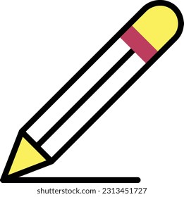 pencil Vector illustration on a transparent background. Premium quality symmbols. Line Color vector icons for concept and graphic design.