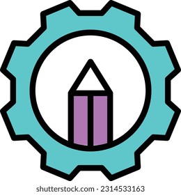 pencil Vector illustration on a transparent background. Premium quality symmbols. Line Color vector icons for concept and graphic design.