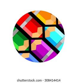 pencil vector illustration school office object design