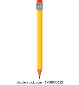 Pencil vector school icon illustration isolated on white