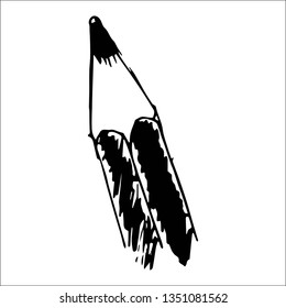pencil vector sketch