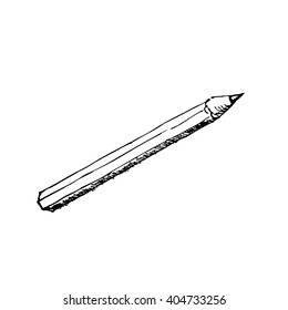 drawing a pencil