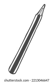 Pencil - vector sketch drawing in doodle style