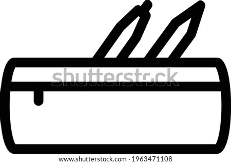 pencil vector thin line icon