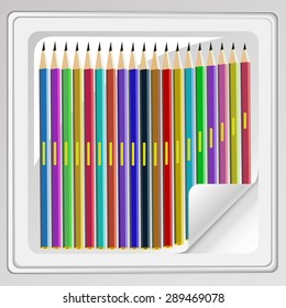 pencil vector yellow illustration school office object