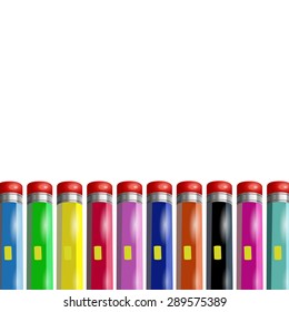 pencil vector yellow illustration school office object