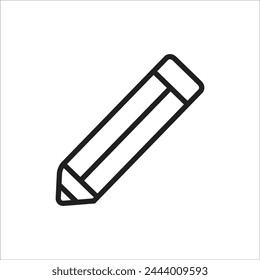 pencil vetor icon line template