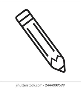 pencil vetor icon line template