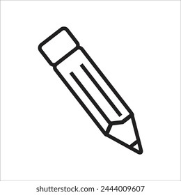 pencil vetor icon line template