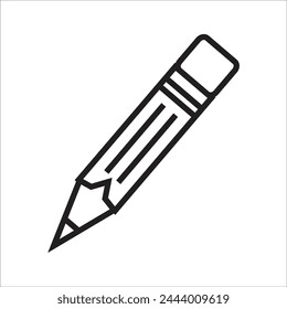 pencil vetor icon line template