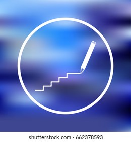 pencil web icon. vector