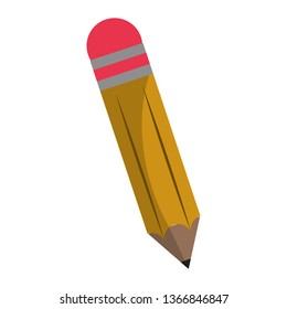 Pencil wooden symbol cartoon