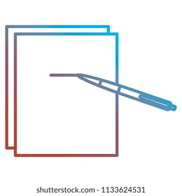 pencil write with documents
