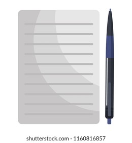 pencil write with documents