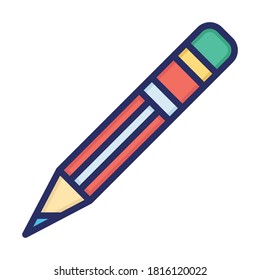 
Pencil, write, edit, compose fully editable vector icon
