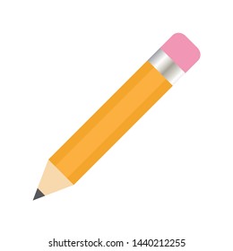 Pencil write icon isolated on the white background