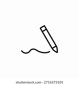 pencil write icon sign vector