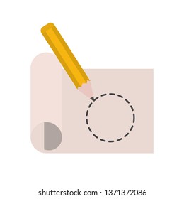 pencil write isolated icon