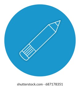 pencil write isolated icon