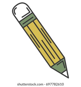 pencil write isolated icon