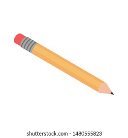 pencil to write on white background