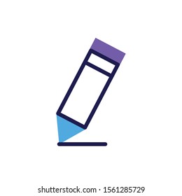 pencil to write on white background vector illustration design vector illustration design
