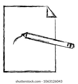 pencil write with paper documents