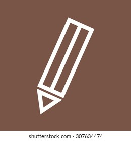 Pencil, write, school icon vector image.Can also be used for user interface. Suitable for mobile apps, web apps and print media.