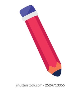 Pencil write tool icon illustration on white background.