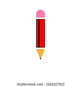 pencil writing icon with a white background