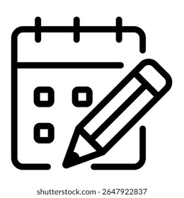 Pencil writing on a calendar capturing busy schedules, appointments, and reminders. Ideal for organizing, planning, time management concepts.