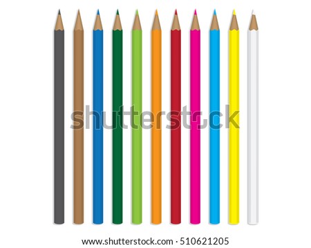 Pencil for your logo. Easy to change colors. EPS10