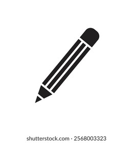Pencile icon with white background