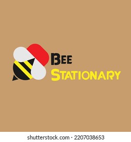 pencil-like bee illustration vector drawing, vector image, a pencil that is like a bee, a bee that is like a pencil