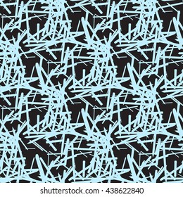 Pencils abstract bicolor seamless pattern