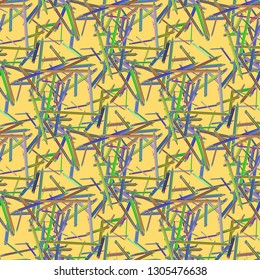 Pencils background - stationery seamless pattern.